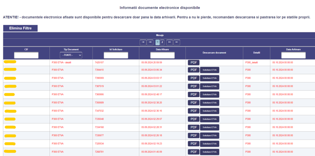 Cum arată decontul precompletat de TVA 3